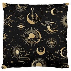 Asian Seamless Pattern With Clouds Moon Sun Stars Vector Collection Oriental Chinese Japanese Korean Standard Flano Cushion Case (one Side) by Vaneshart