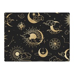 Asian Seamless Pattern With Clouds Moon Sun Stars Vector Collection Oriental Chinese Japanese Korean Double Sided Flano Blanket (mini)  by Vaneshart