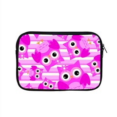 Pink Owl Pattern Background Apple Macbook Pro 15  Zipper Case by Vaneshart