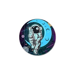 Astronaut Full Color Golf Ball Marker (4 Pack) by Vaneshart