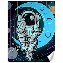 Astronaut Full Color Canvas 12  X 16  by Vaneshart