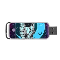 Astronaut Full Color Portable Usb Flash (one Side) by Vaneshart