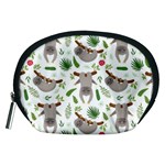 Seamless Pattern With Cute Sloths Accessory Pouch (Medium) Front