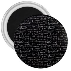 Math Equations Formulas Pattern 3  Magnets by Vaneshart