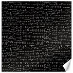 Math Equations Formulas Pattern Canvas 12  x 12  11.4 x11.56  Canvas - 1