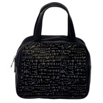 Math Equations Formulas Pattern Classic Handbag (One Side) Front