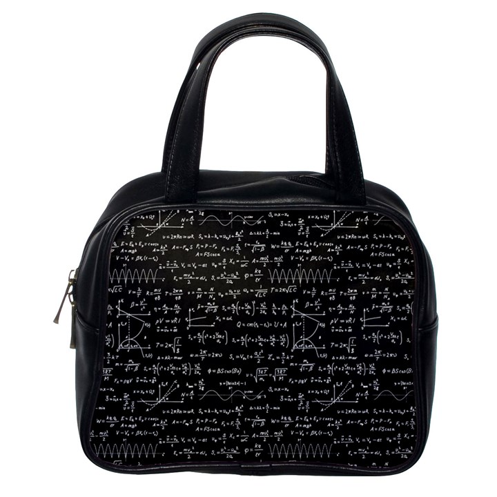 Math Equations Formulas Pattern Classic Handbag (One Side)