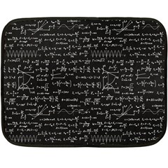 Math Equations Formulas Pattern Double Sided Fleece Blanket (mini)  by Vaneshart