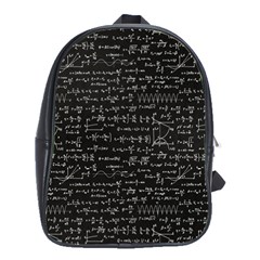 Math Equations Formulas Pattern School Bag (large) by Vaneshart