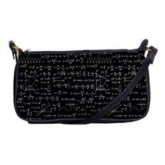 Math Equations Formulas Pattern Shoulder Clutch Bag by Vaneshart