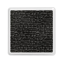 Math Equations Formulas Pattern Memory Card Reader (square) by Vaneshart