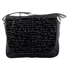 Math Equations Formulas Pattern Messenger Bag by Vaneshart