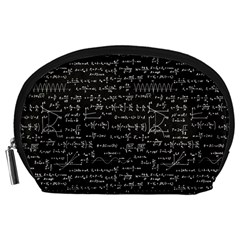 Math Equations Formulas Pattern Accessory Pouch (large)