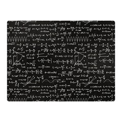 Math Equations Formulas Pattern Double Sided Flano Blanket (mini)  by Vaneshart