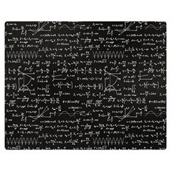 Math Equations Formulas Pattern Double Sided Flano Blanket (medium)  by Vaneshart