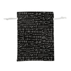 Math Equations Formulas Pattern Lightweight Drawstring Pouch (m) by Vaneshart