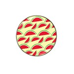 Watermelon Pattern Hat Clip Ball Marker (4 pack) Front