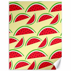 Watermelon Pattern Canvas 18  X 24  by Vaneshart