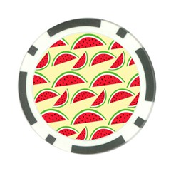 Watermelon Pattern Poker Chip Card Guard (10 Pack) by Vaneshart