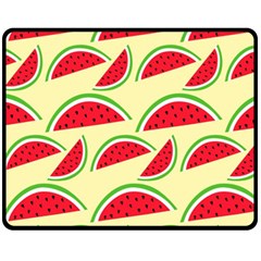 Watermelon Pattern Fleece Blanket (medium)  by Vaneshart