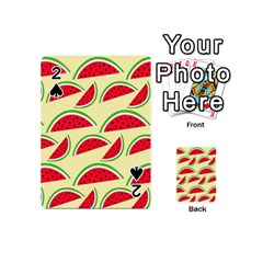 Watermelon Pattern Playing Cards 54 Designs (mini) by Vaneshart