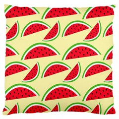 Watermelon Pattern Large Cushion Case (two Sides) by Vaneshart