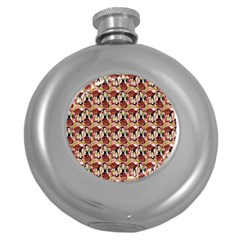 Swimmer 20s Pink Round Hip Flask (5 Oz) by snowwhitegirl