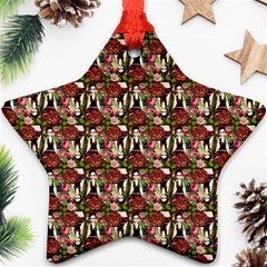 Swimmer 20s Brown Ornament (star) by snowwhitegirl