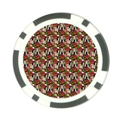 Swimmer 20s Brown Poker Chip Card Guard by snowwhitegirl