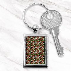 Swimmer 20s Green Key Chain (rectangle) by snowwhitegirl