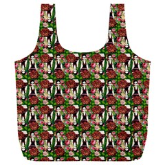 Swimmer 20s Green Full Print Recycle Bag (xxxl)