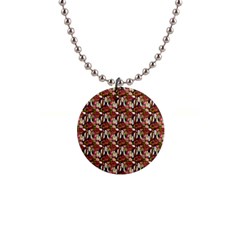 Swimmer 20s Burgundy 1  Button Necklace