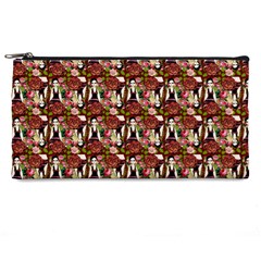 Swimmer 20s Burgundy Pencil Case by snowwhitegirl