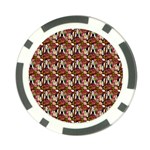 Swimmer 20s Burgundy Poker Chip Card Guard (10 pack) Front