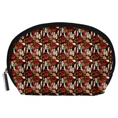 Swimmer 20s Burgundy Accessory Pouch (large)