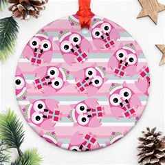 Children Pattern Design Ornament (round) by Vaneshart