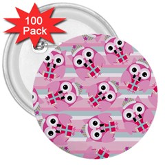 Children Pattern Design 3  Buttons (100 Pack)  by Vaneshart