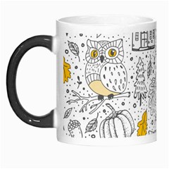 Doodle Seamless Pattern With Autumn Elements Morph Mugs by Vaneshart