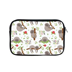 Seamless Pattern With Cute Sloths Sleep More Apple Macbook Pro 13  Zipper Case by Vaneshart