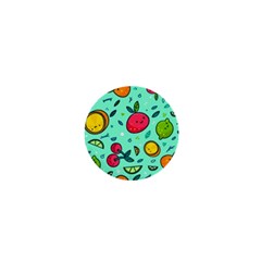 Various Fruits With Faces Seamless Pattern 1  Mini Magnets by Vaneshart