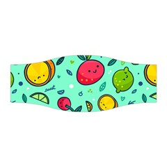 Various Fruits With Faces Seamless Pattern Stretchable Headband by Vaneshart