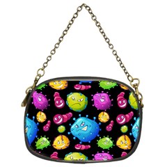 Seamless Background With Colorful Virus Chain Purse (two Sides) by Vaneshart