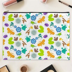 Bacteria Virus Seamless Pattern Cosmetic Bag (xxxl) by Vaneshart