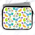 Bacteria Virus Seamless Pattern Apple iPad 2/3/4 Zipper Cases Front