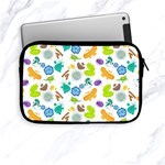 Bacteria Virus Seamless Pattern Apple iPad Mini Zipper Cases Front