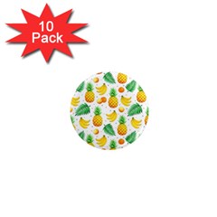 Tropical Fruits Pattern 1  Mini Magnet (10 Pack) 