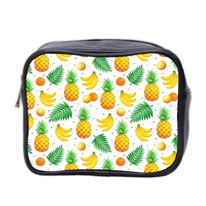 Tropical Fruits Pattern Mini Toiletries Bag (Two Sides)