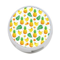 Tropical Fruits Pattern 4-port Usb Hub (one Side) by Vaneshart