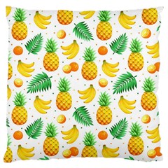 Tropical Fruits Pattern Large Cushion Case (one Side) by Vaneshart