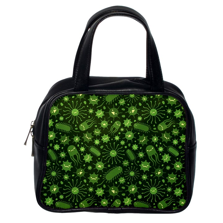 Seamless Pattern With Viruses Classic Handbag (One Side)